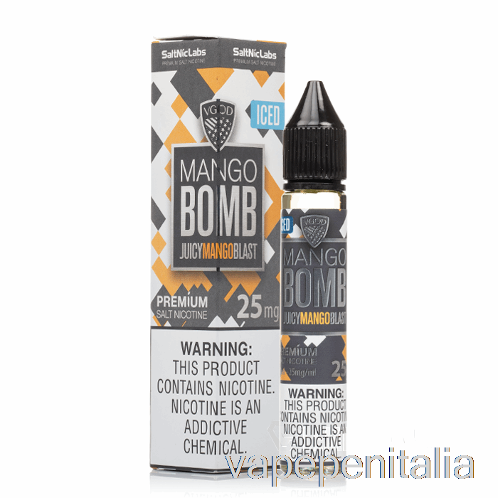 Vape Italia Iced Mango Bomb - Sali Vgod - 30ml 25mg